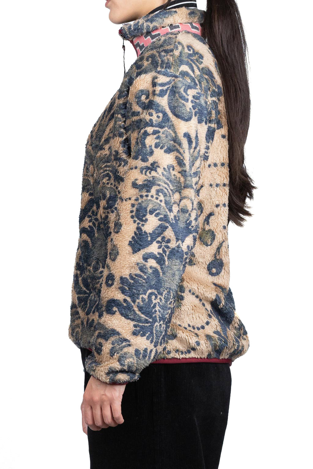 Kapital DAMASK Fleece ZIP Blouson (VirginMary)