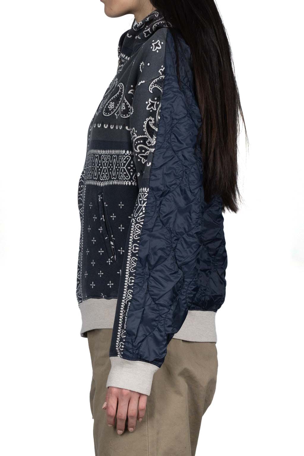 Kapital Fleece Knit BANDANA BIVOUAC Hooded Blouson