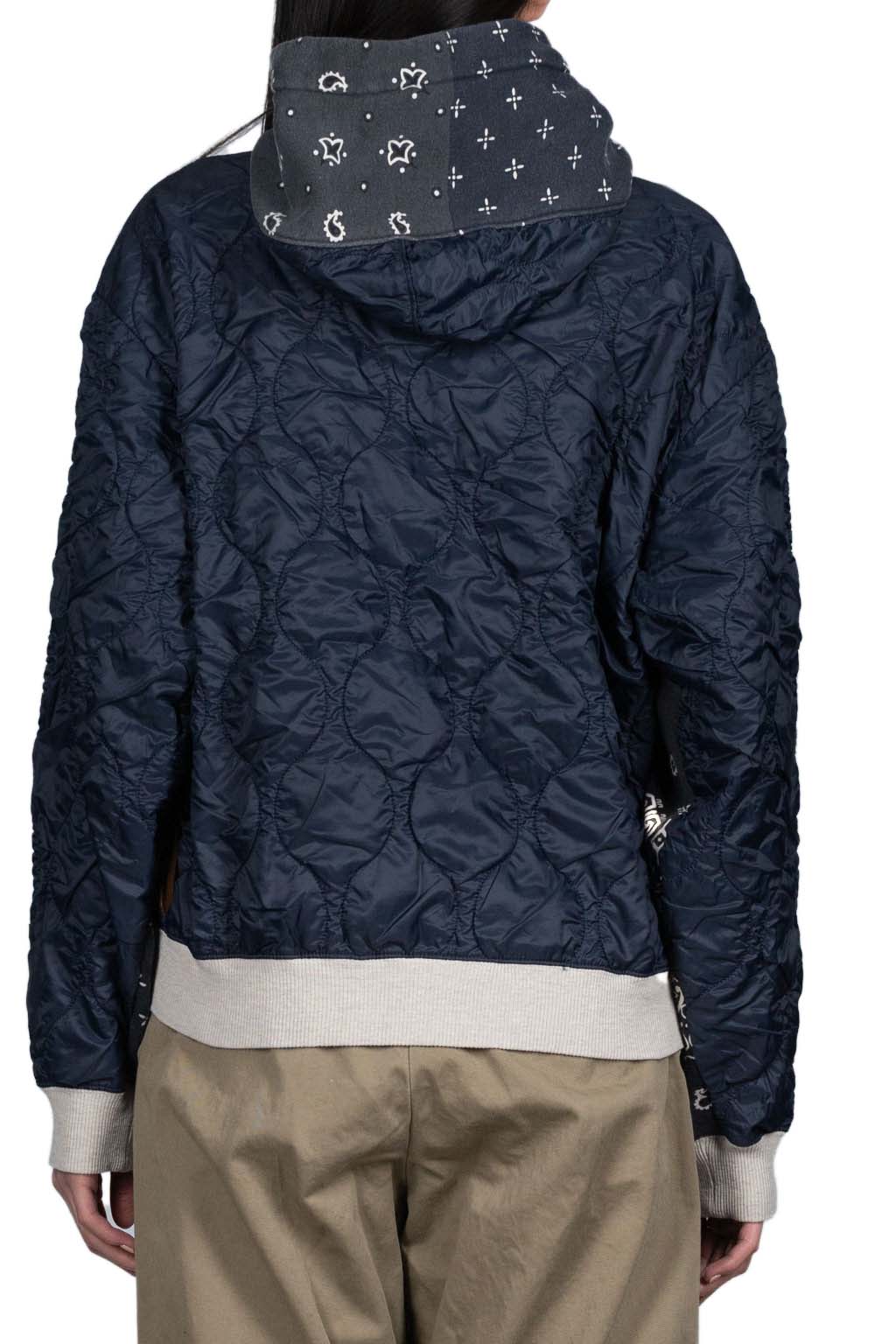 Kapital Fleece Knit BANDANA BIVOUAC Hooded Blouson