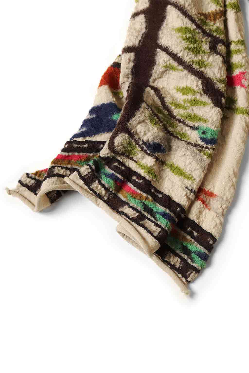 Kapital Fulling Wool Scarf BIRD TREE - 2 Colors