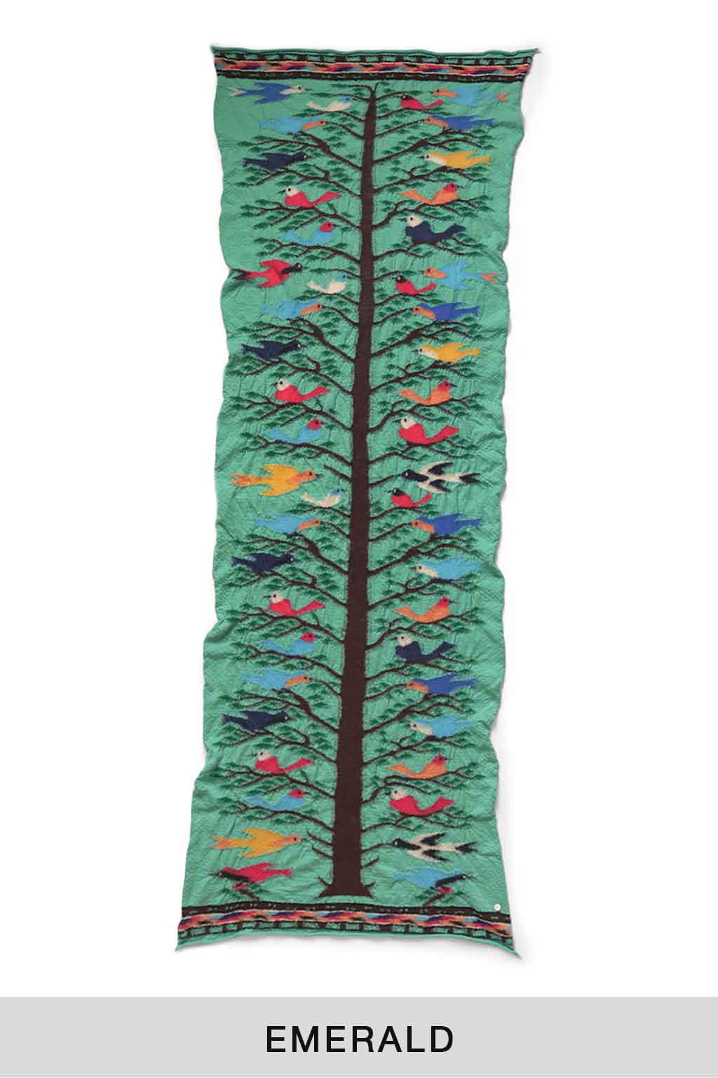 Kapital Fulling Wool Scarf BIRD TREE - 2 Colors