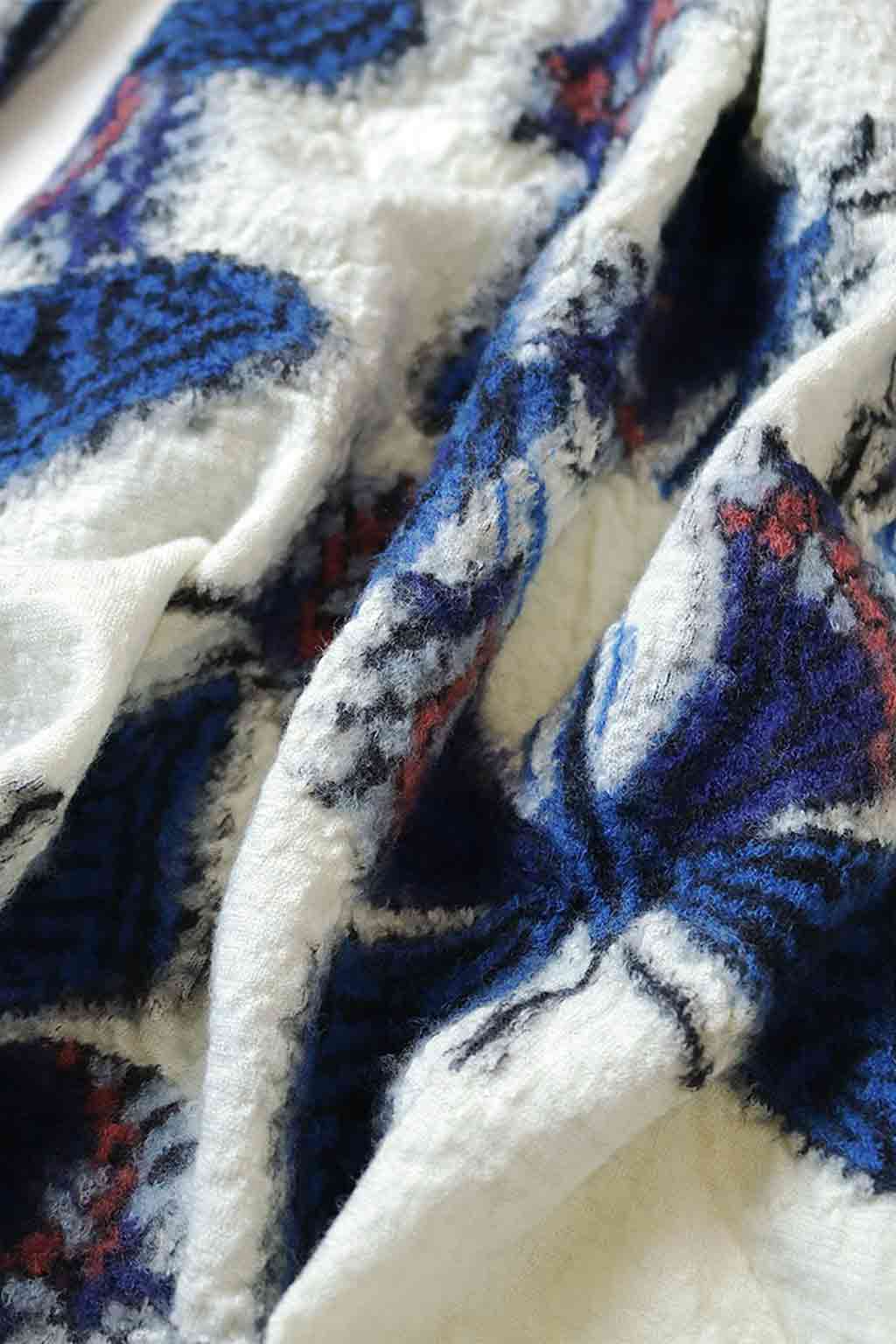 Kapital - Fulling Wool Scarf BUTTERFLY - 3 Colors