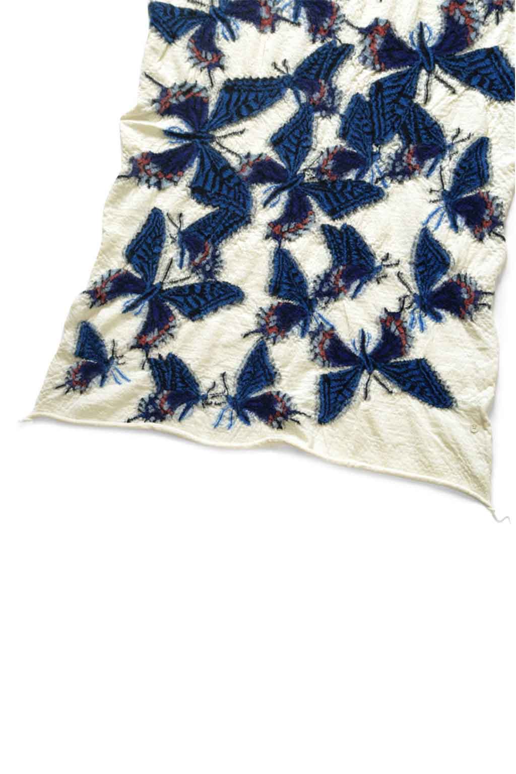 Kapital - Fulling Wool Scarf BUTTERFLY - 3 Colors