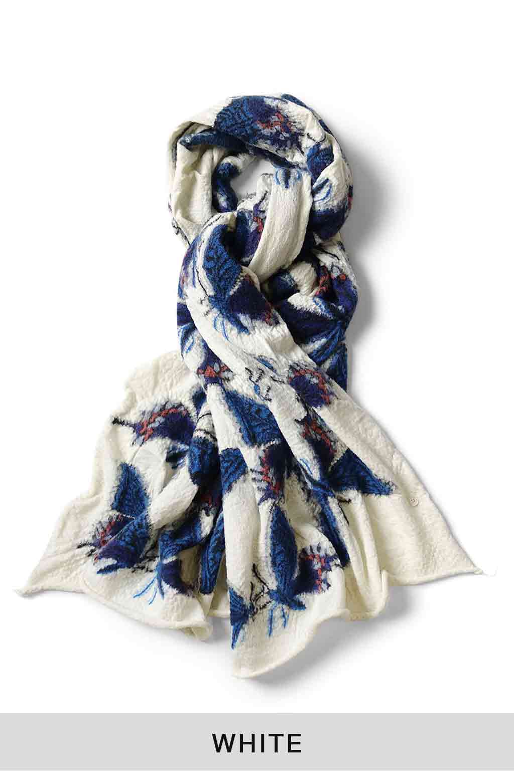 Kapital - Fulling Wool Scarf BUTTERFLY - 3 Colors