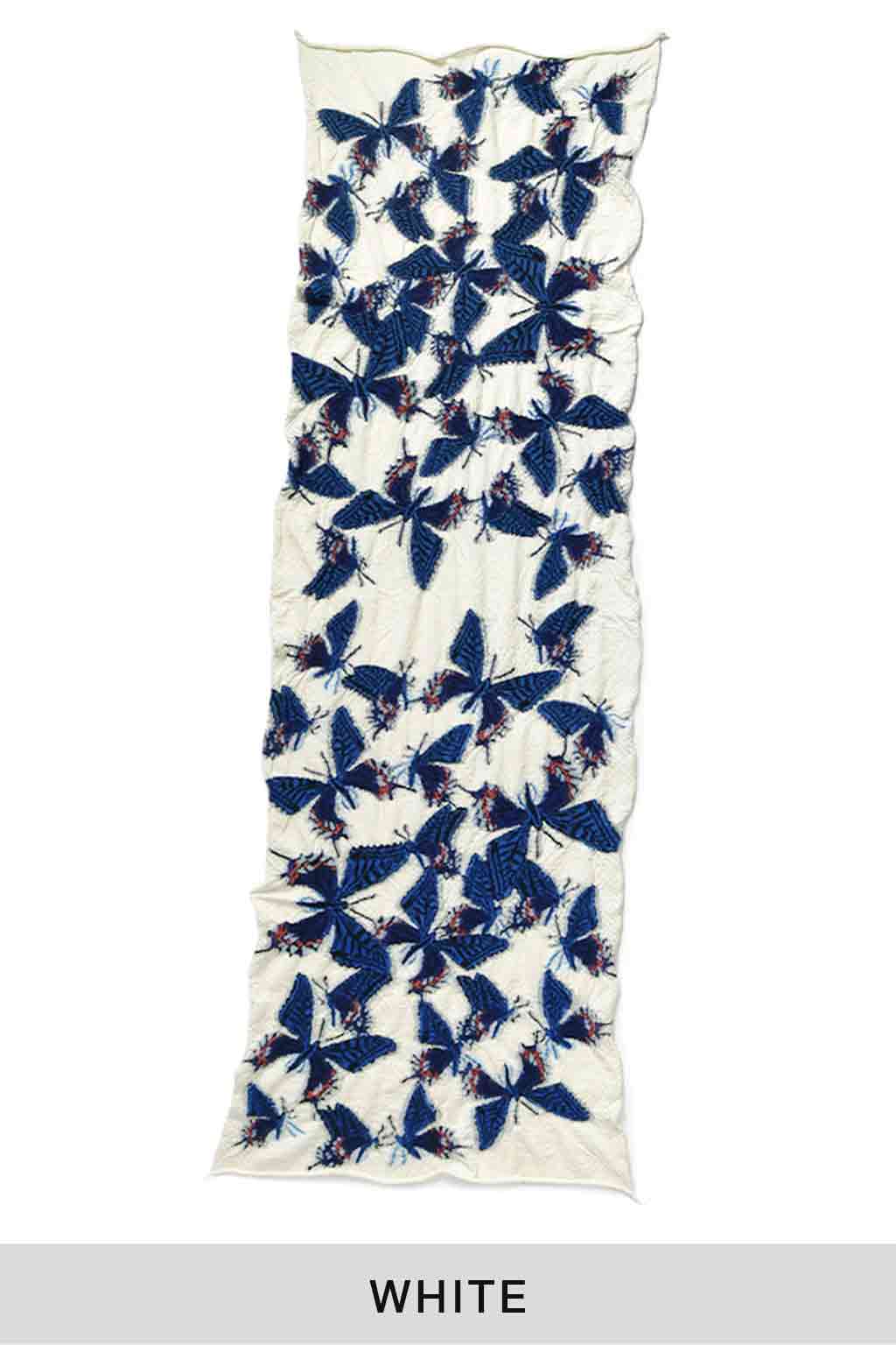 Kapital - Fulling Wool Scarf BUTTERFLY - 3 Colors