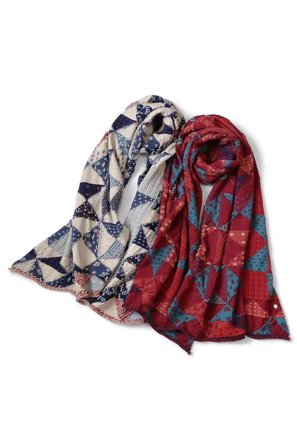 Kapital - Fulling Wool Scarf IDG-RAG - 2 Colors