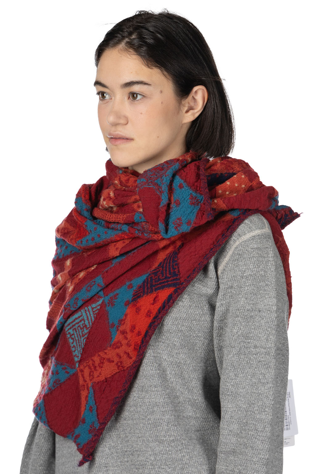 Kapital - Fulling Wool Scarf IDG-RAG - 2 Colors