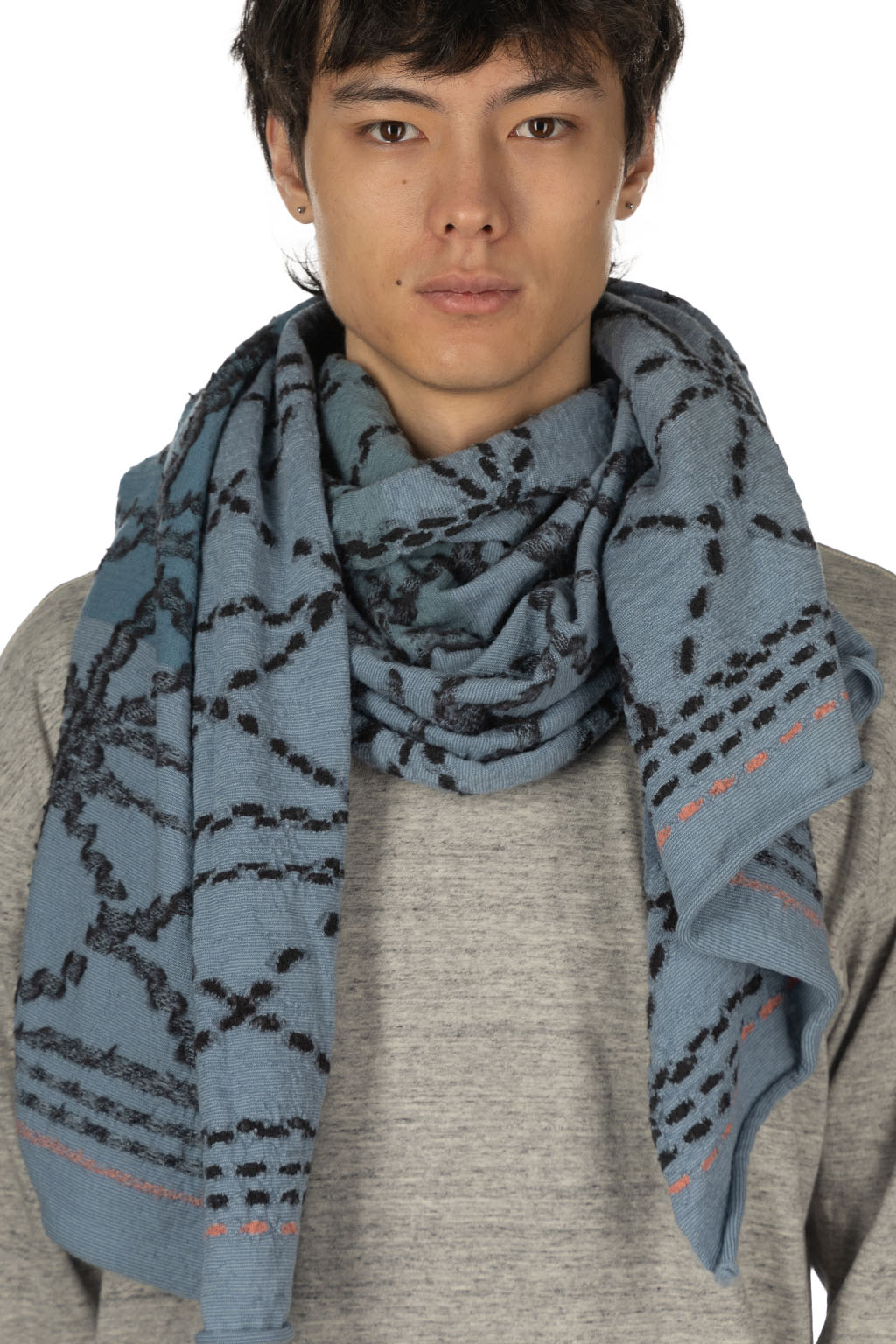 Kapital - Fulling Wool Scarf SASHIKO - 3 Colors