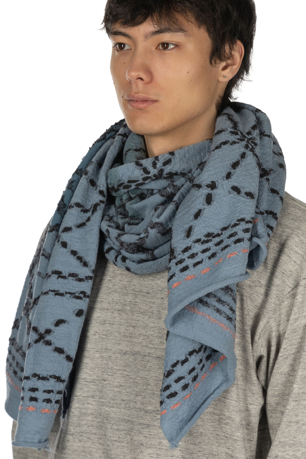 Kapital - Fulling Wool Scarf SASHIKO - 3 Colors