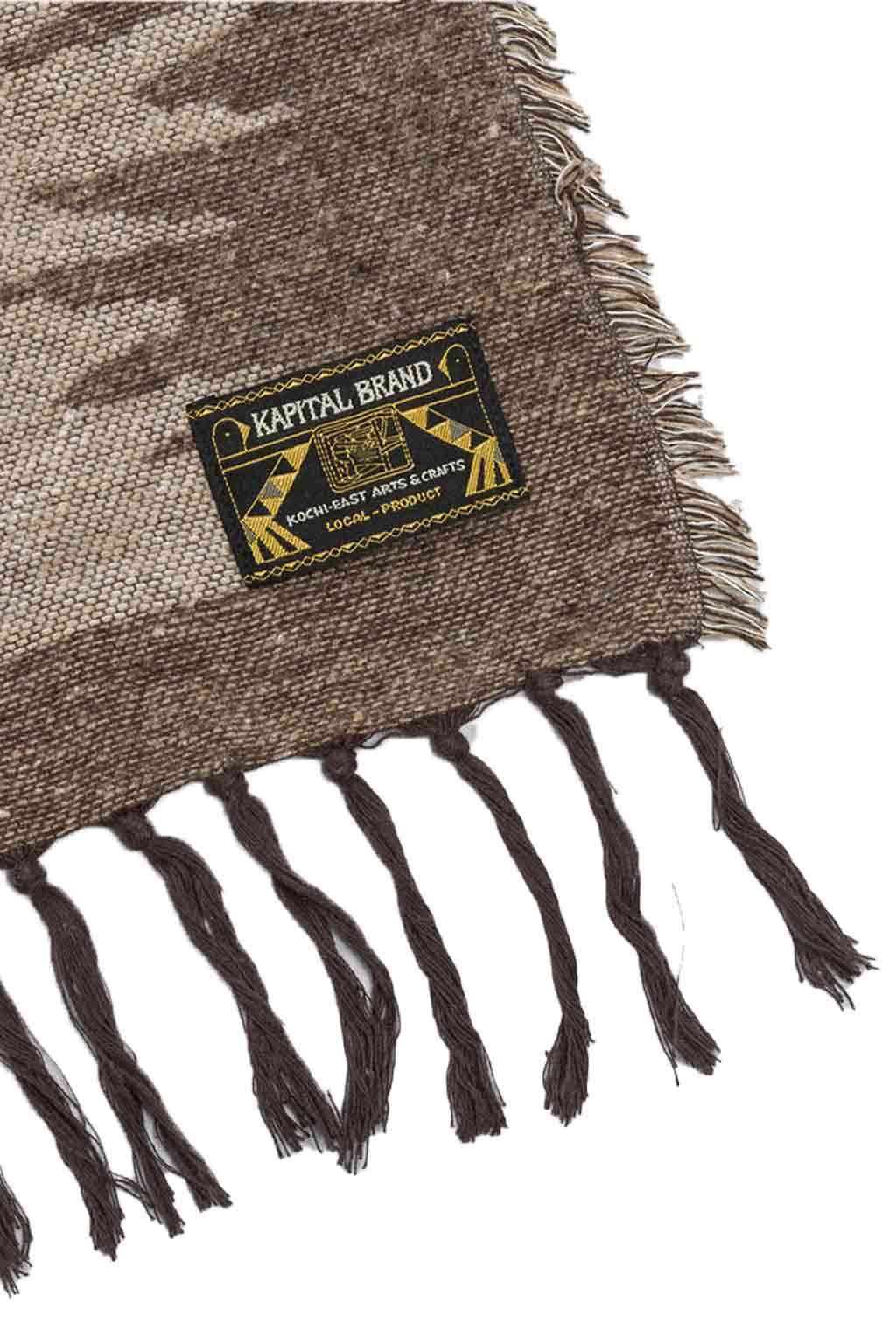 Kapital - KAPITALSPEAKEASY Blanket - Brown x Beige