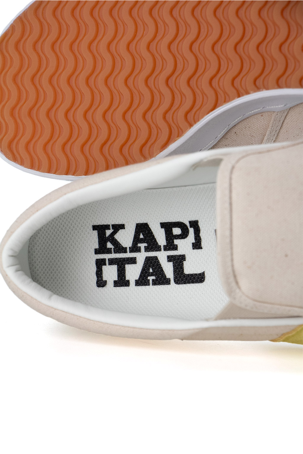 Kapital Rain Smile Slip On - Natural