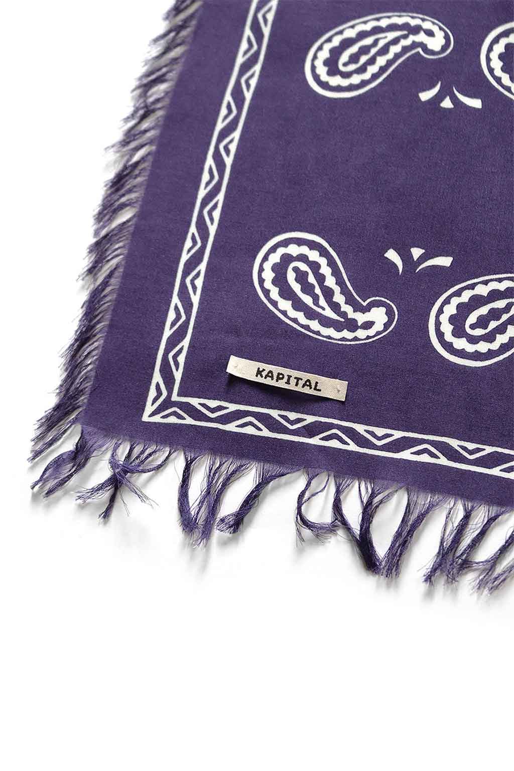 Kapital - Rayon Fringe Stole (PECOS Paisley) - 2 Colors