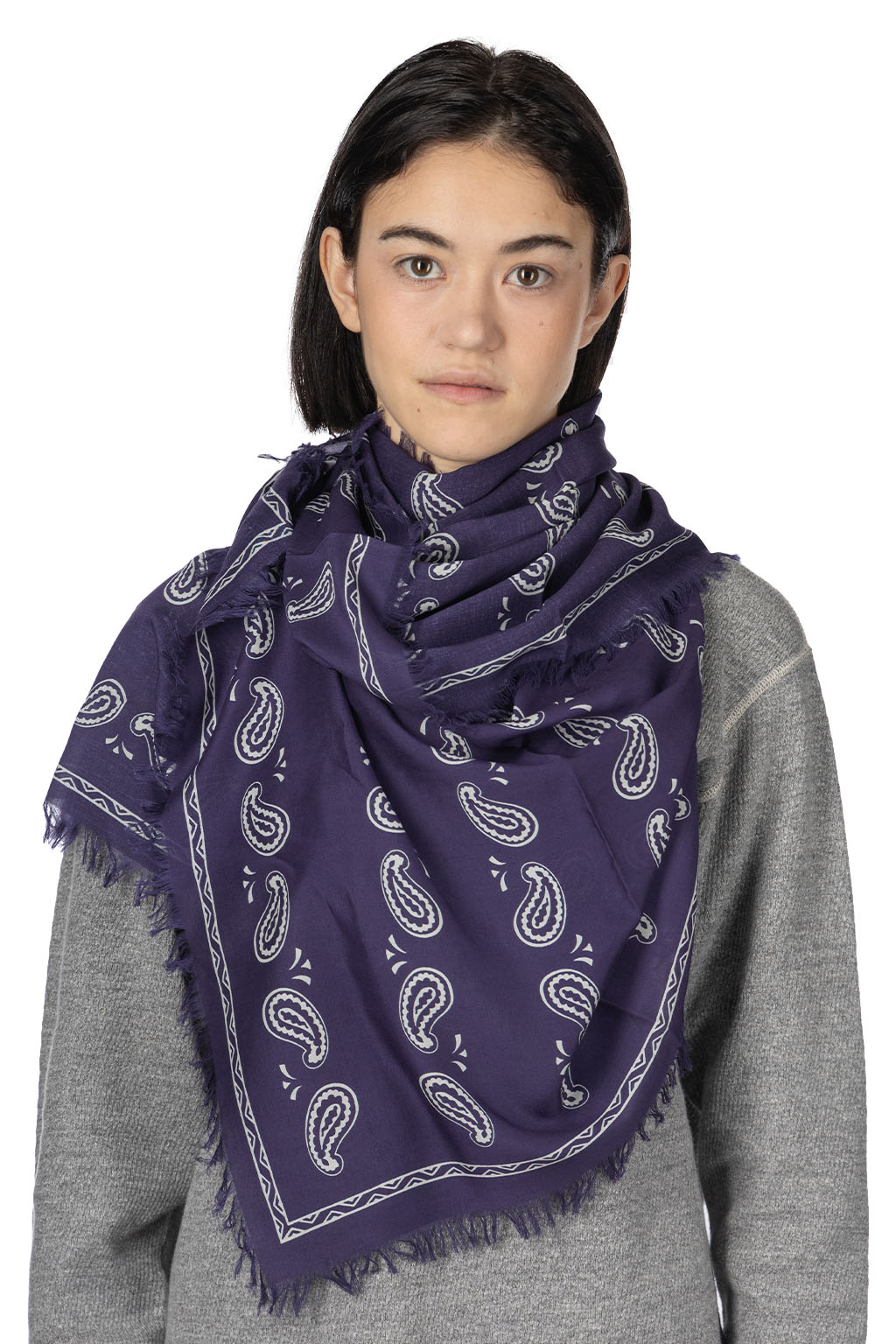 Kapital - Rayon Fringe Stole (PECOS Paisley) - 2 Colors