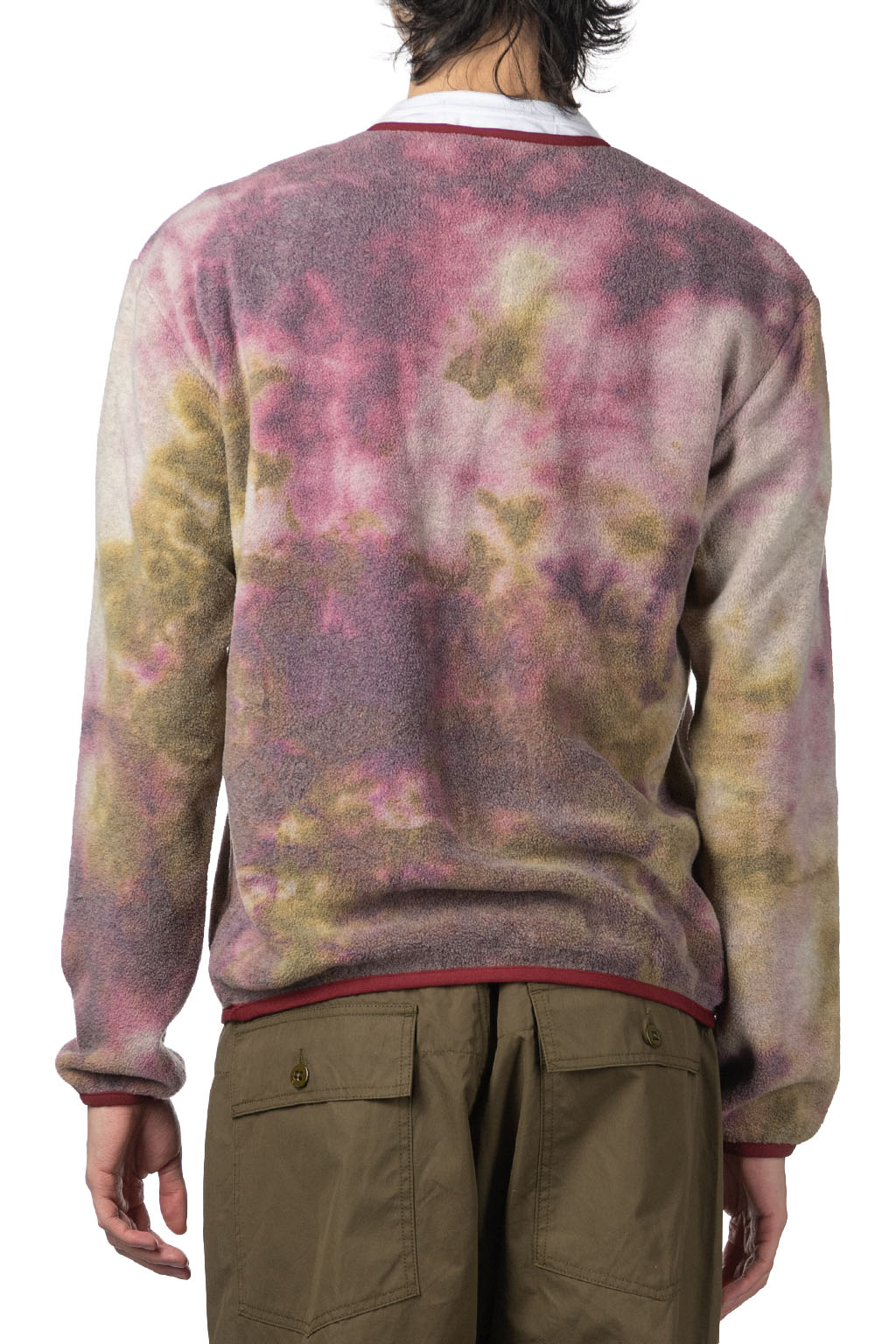 Kapital Reverse Fleece Tie Dye Packed T (ASHBURY DYED) - Khaki