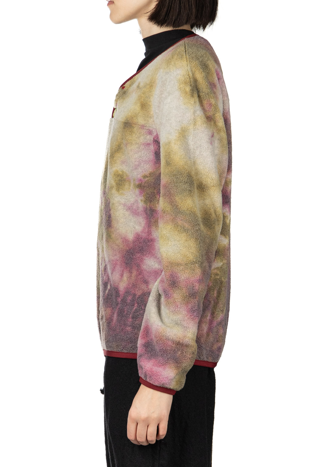 Kapital Reverse Fleece Tie Dye Packed T (ASHBURY DYED) - Khaki