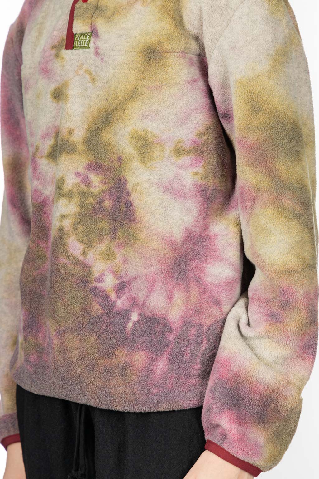 Kapital Reverse Fleece Tie Dye Packed T (ASHBURY DYED) - Khaki