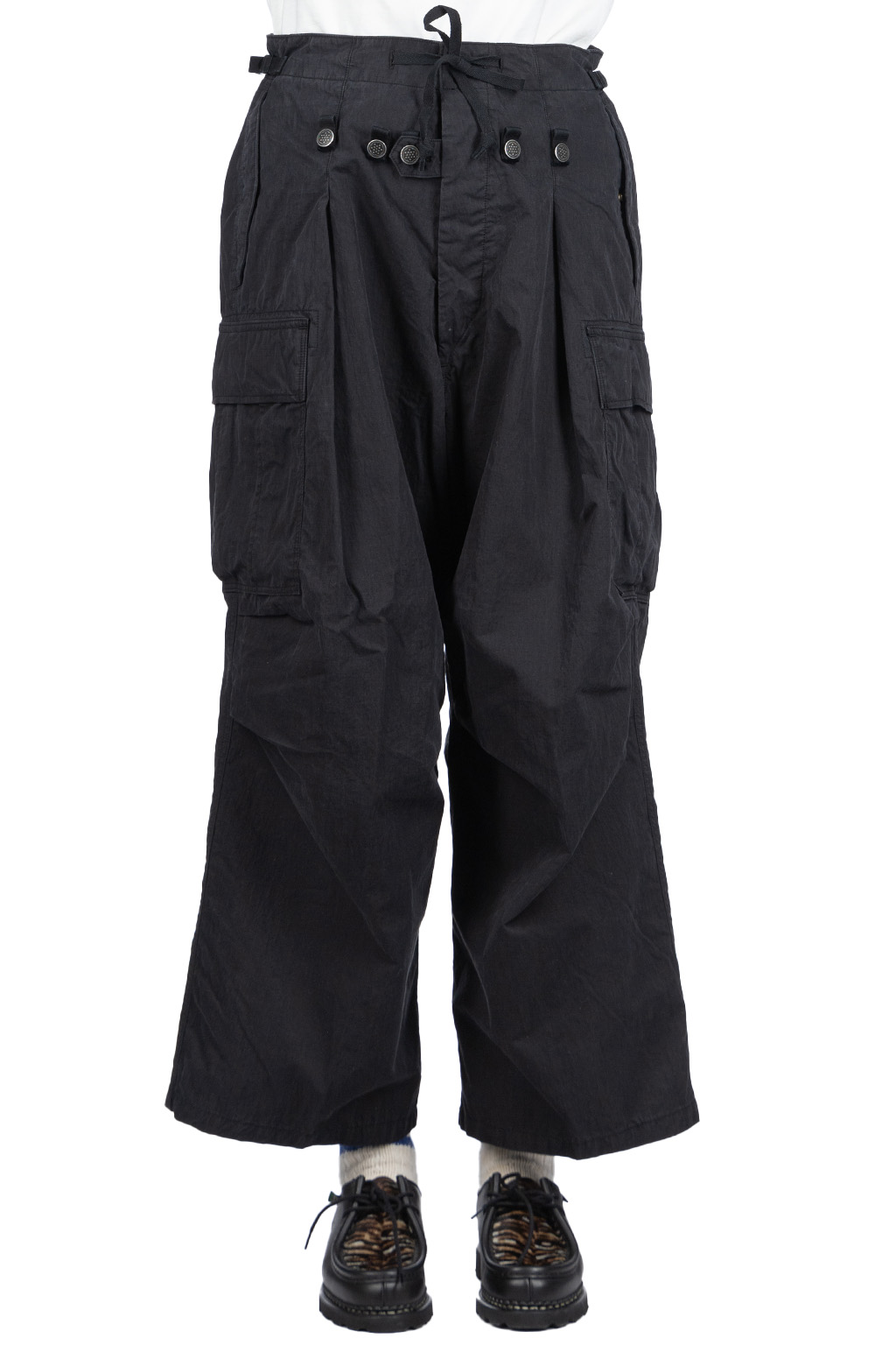 Kapital - Rip Stop JUMBO Cargo Pants - Black