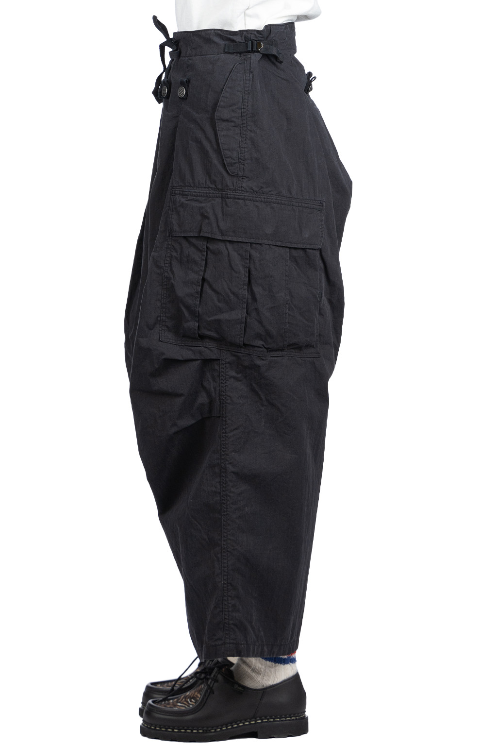 Kapital - Rip Stop JUMBO Cargo Pants - Black