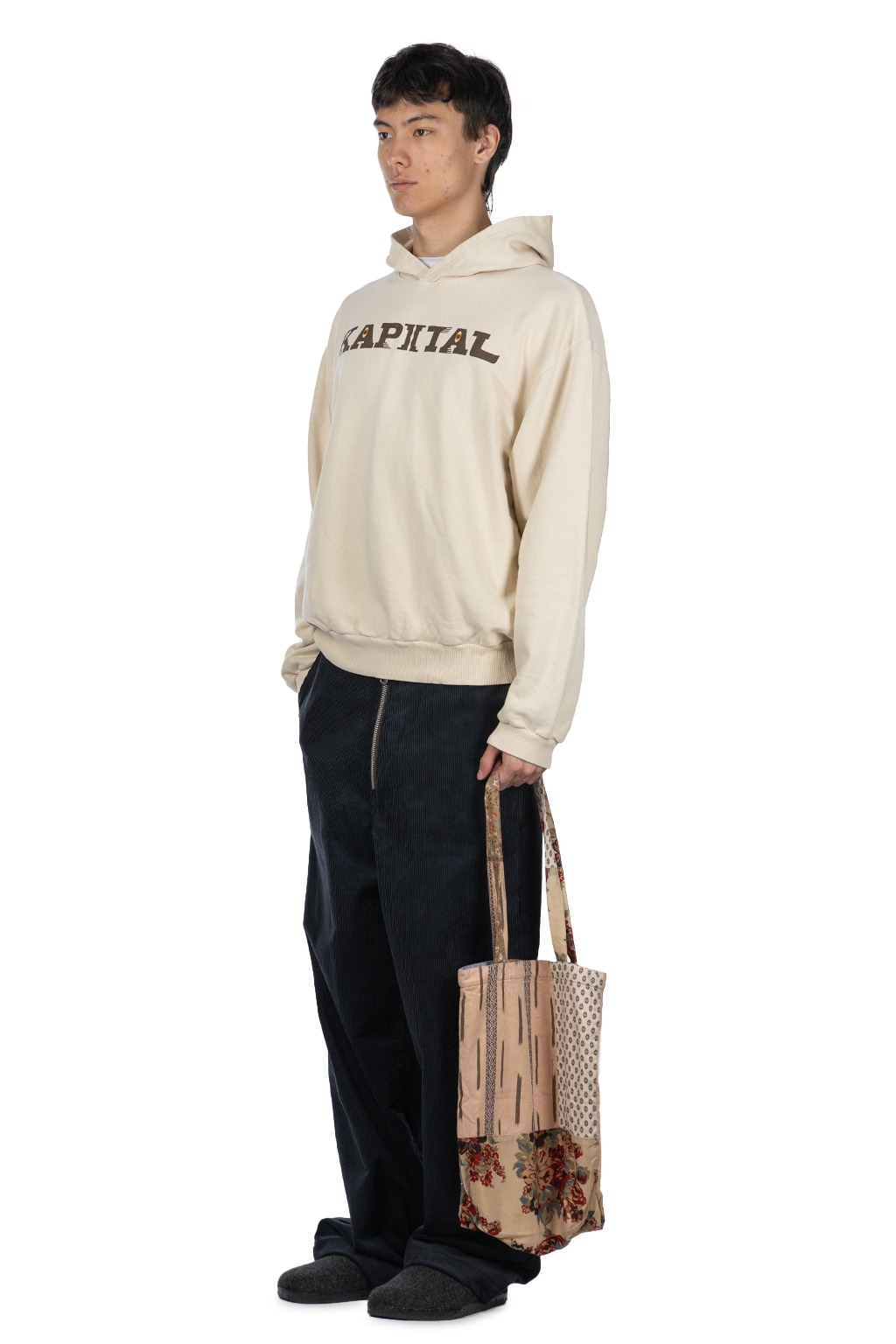 Kapital - SWT Knit Hoodie (SPEAKEASY KAPITAL) - Natural