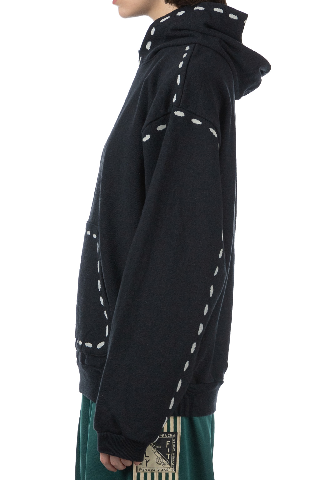 Kapital - SWT Knit MARIONETTE Hoodie - Black