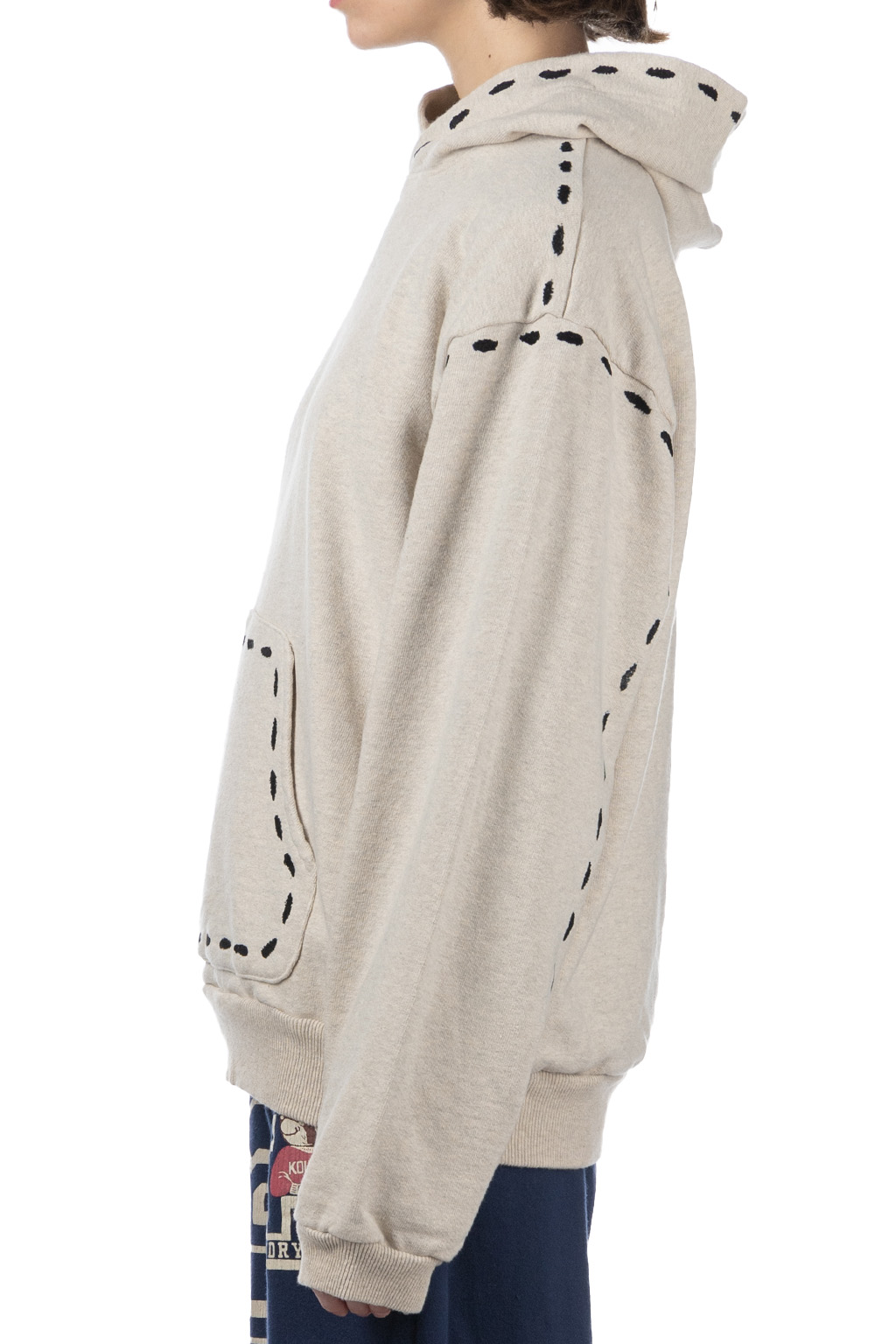 Kapital - SWT Knit MARIONETTE Hoodie - Natural