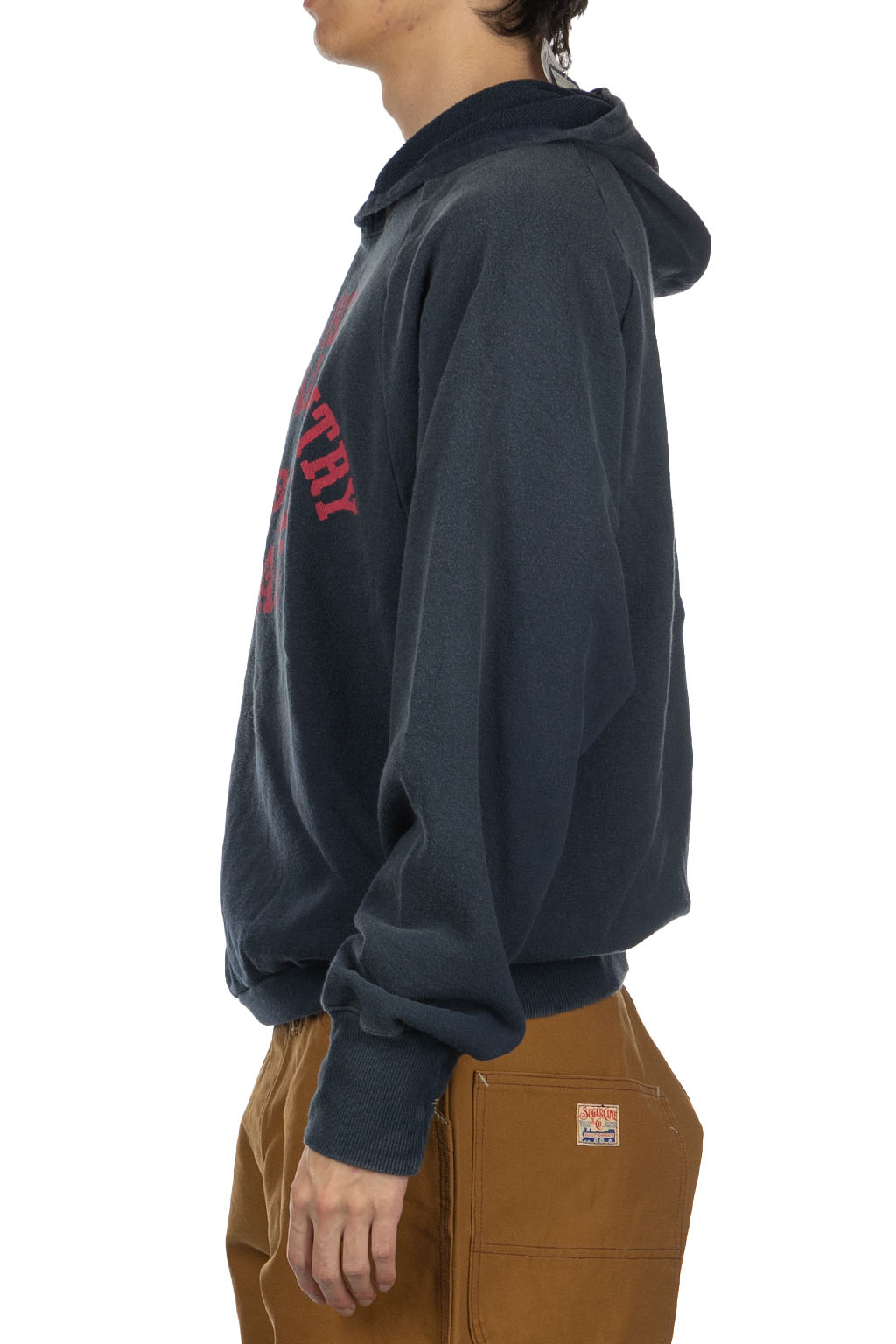 Kapital - SWT Knit Raglan Hoodie (SPEAKEASY College) - Navy