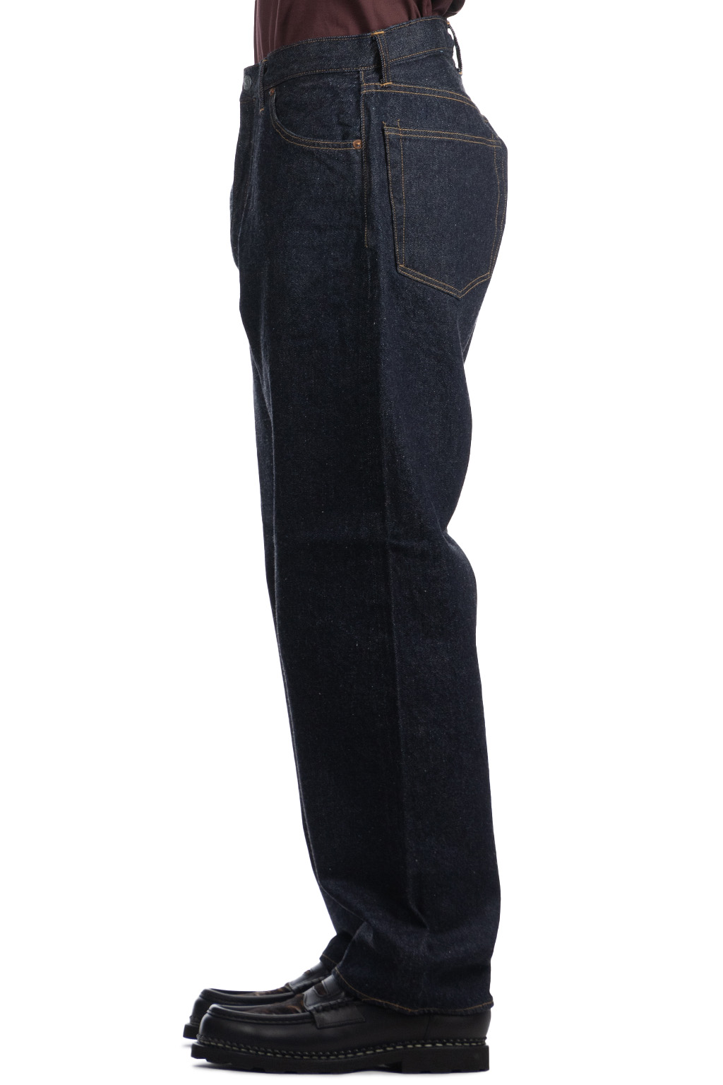 Kaptain Sunshine - 5P Zipper Front Denim Pants - Indigo One Wash