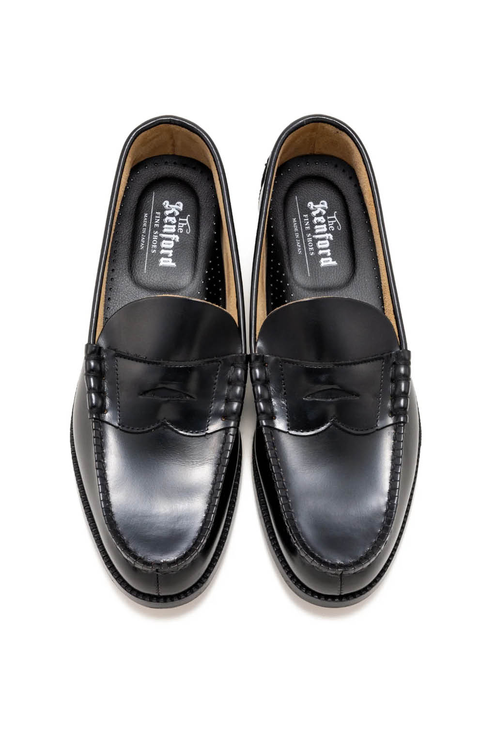 Kenford Fine Shoes - Mens Coin Loafers - Black