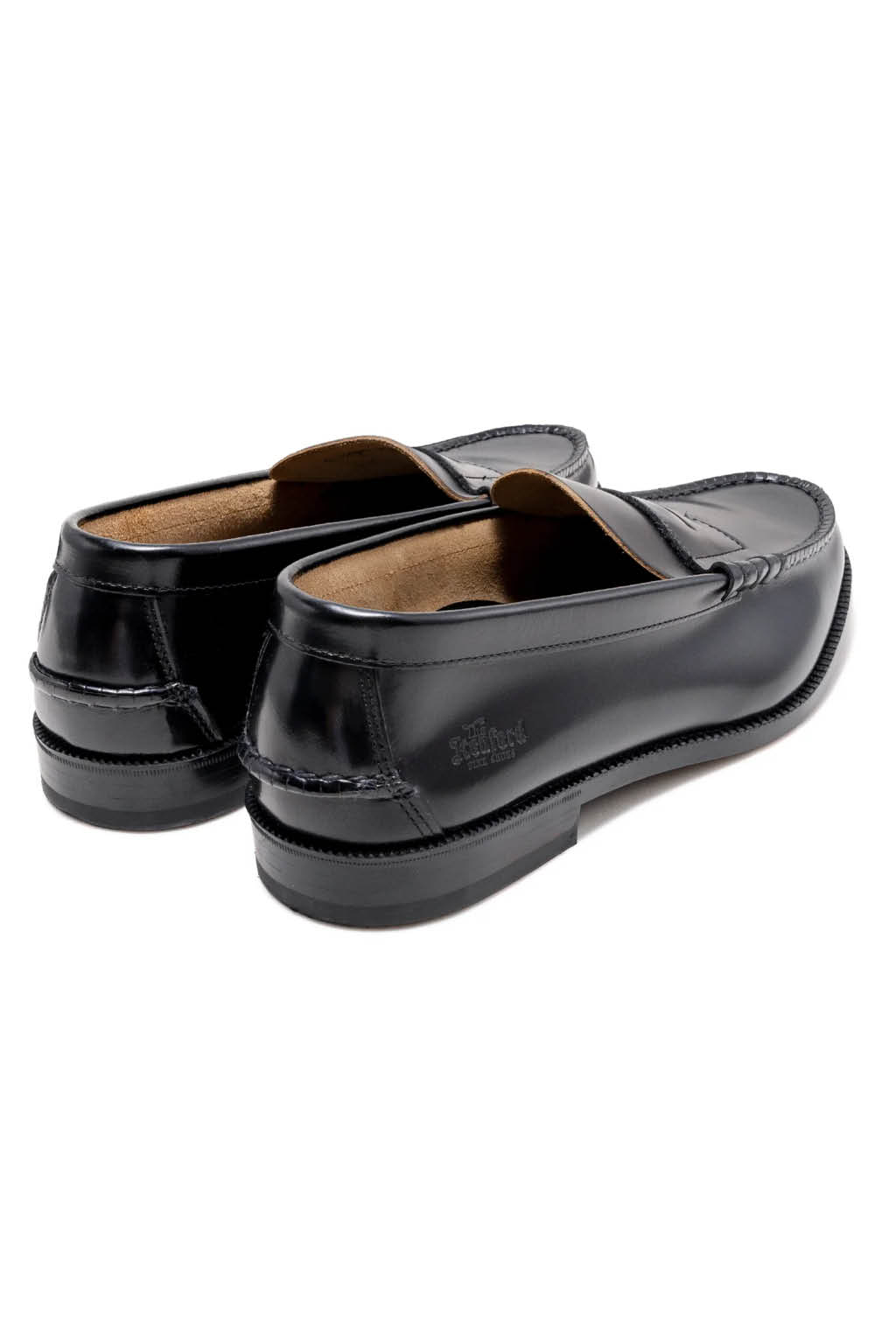 Kenford Fine Shoes - Mens Coin Loafers - Black