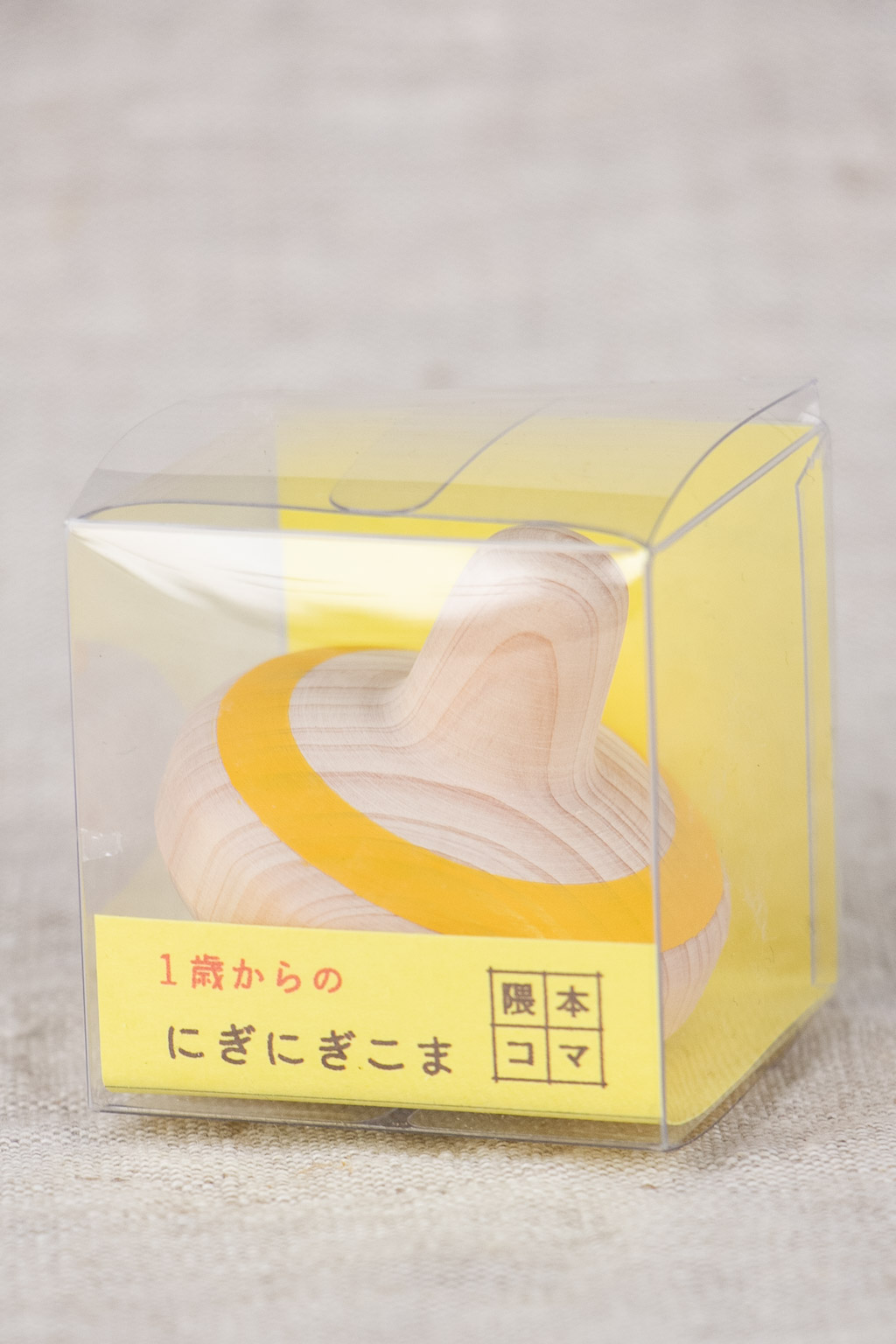 Kumamoto Wood Works Hand Spinning Top in 3 Colour Choices