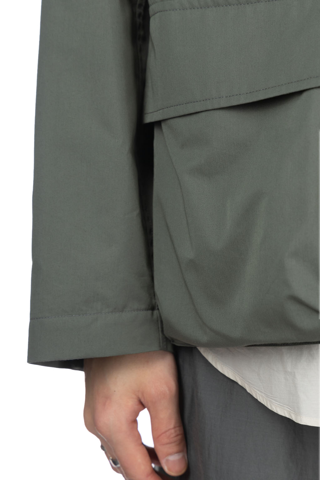 Lemaire - 4 Pocket Overshirt - Ash Grey