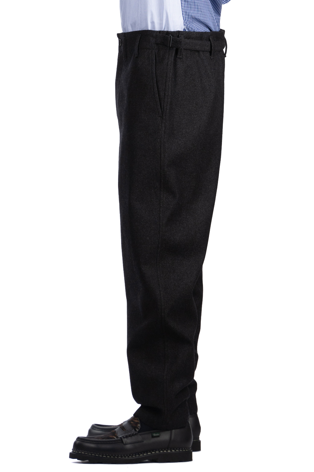 Lemaire - Carrot Pants - Black x Grey Melange