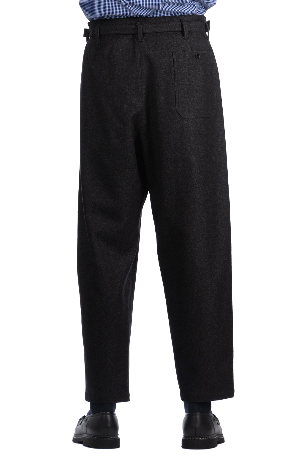 Lemaire - Carrot Pants - Black x Grey Melange