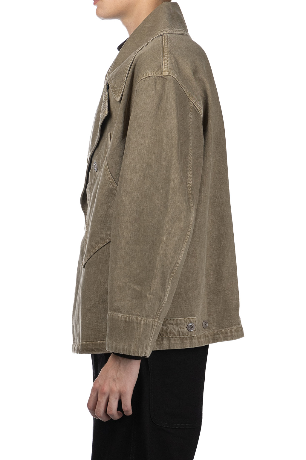 Lemaire - Dispatch Jacket - Denim Snow Olive