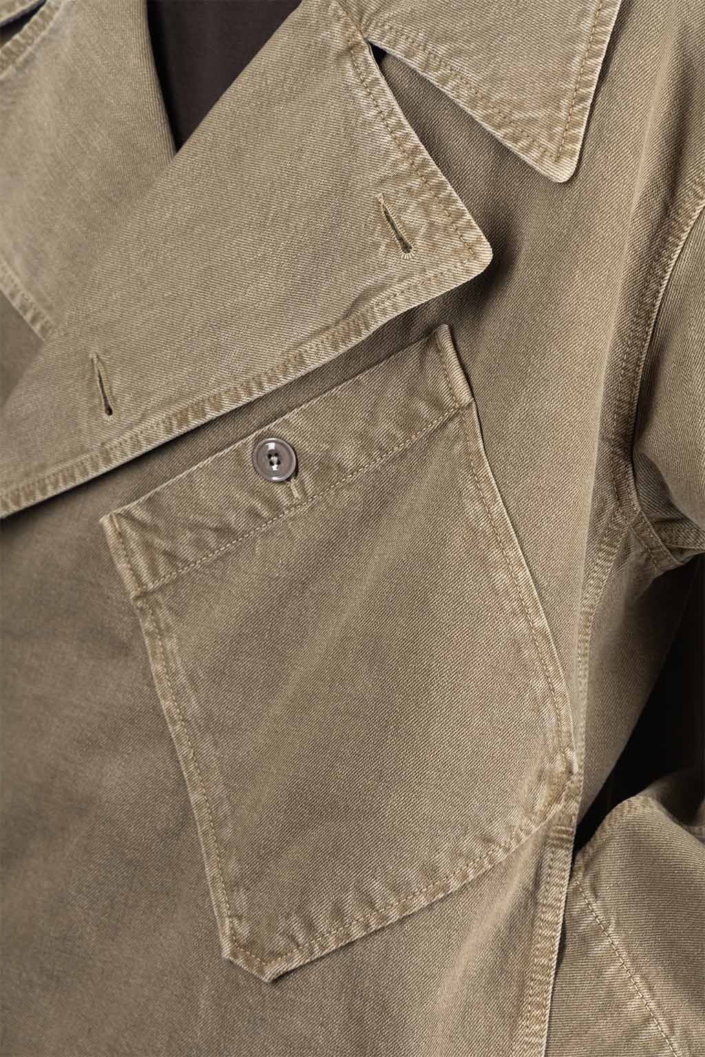 Lemaire - Dispatch Jacket - Denim Snow Olive