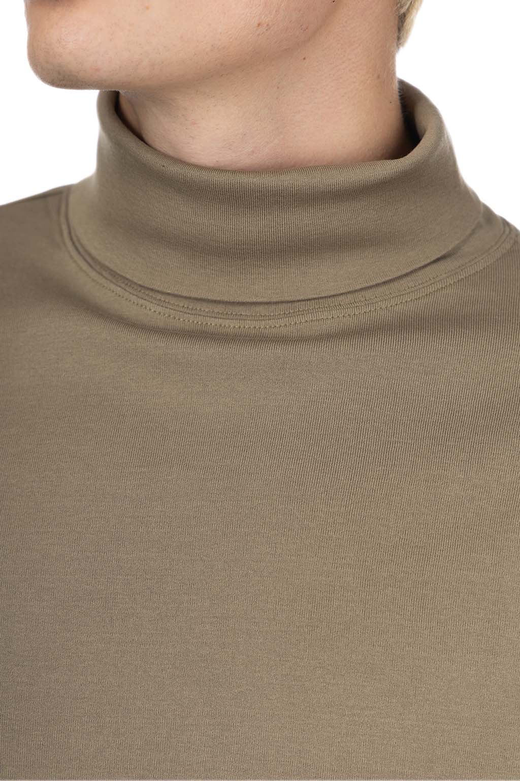 Lemaire - Long Sleeve Turtle Neck - Green Beige