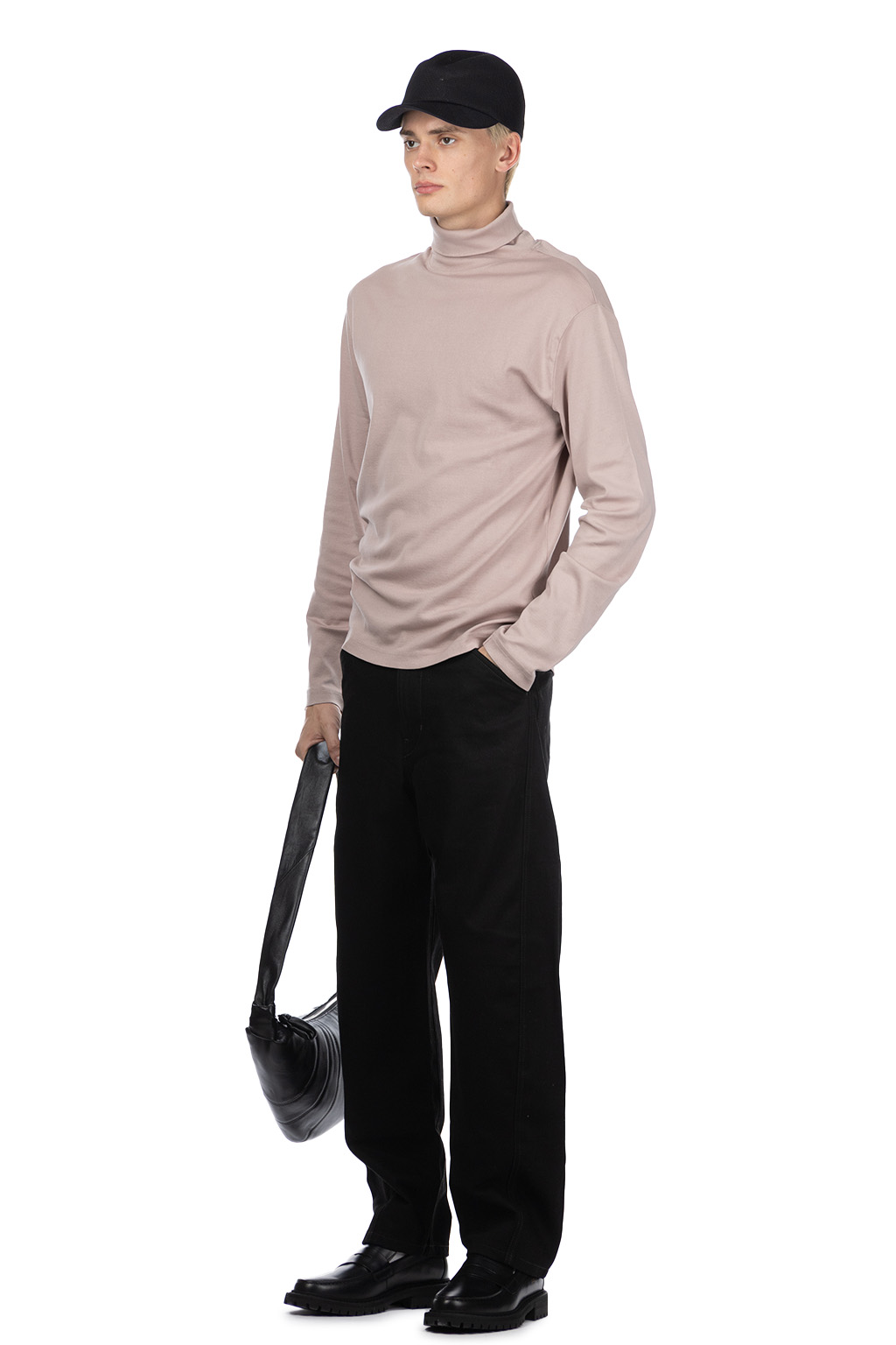 Lemaire - Long Sleeve Turtle Neck - Violet Ice