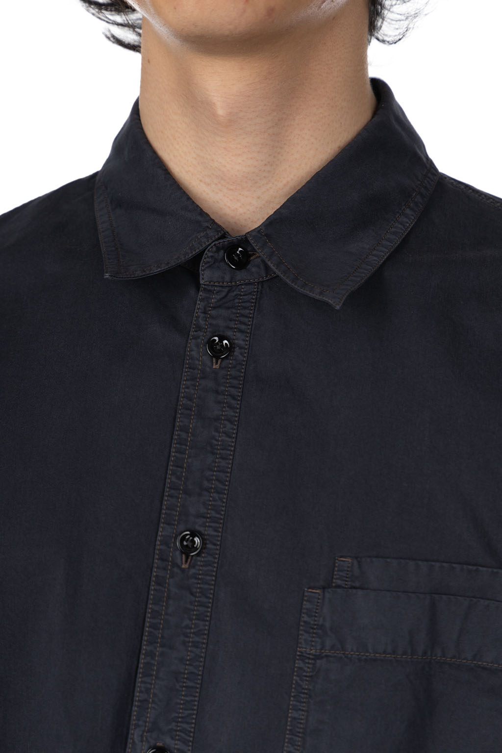 Lemaire - Relaxed Workwear Shirt-Ash Black