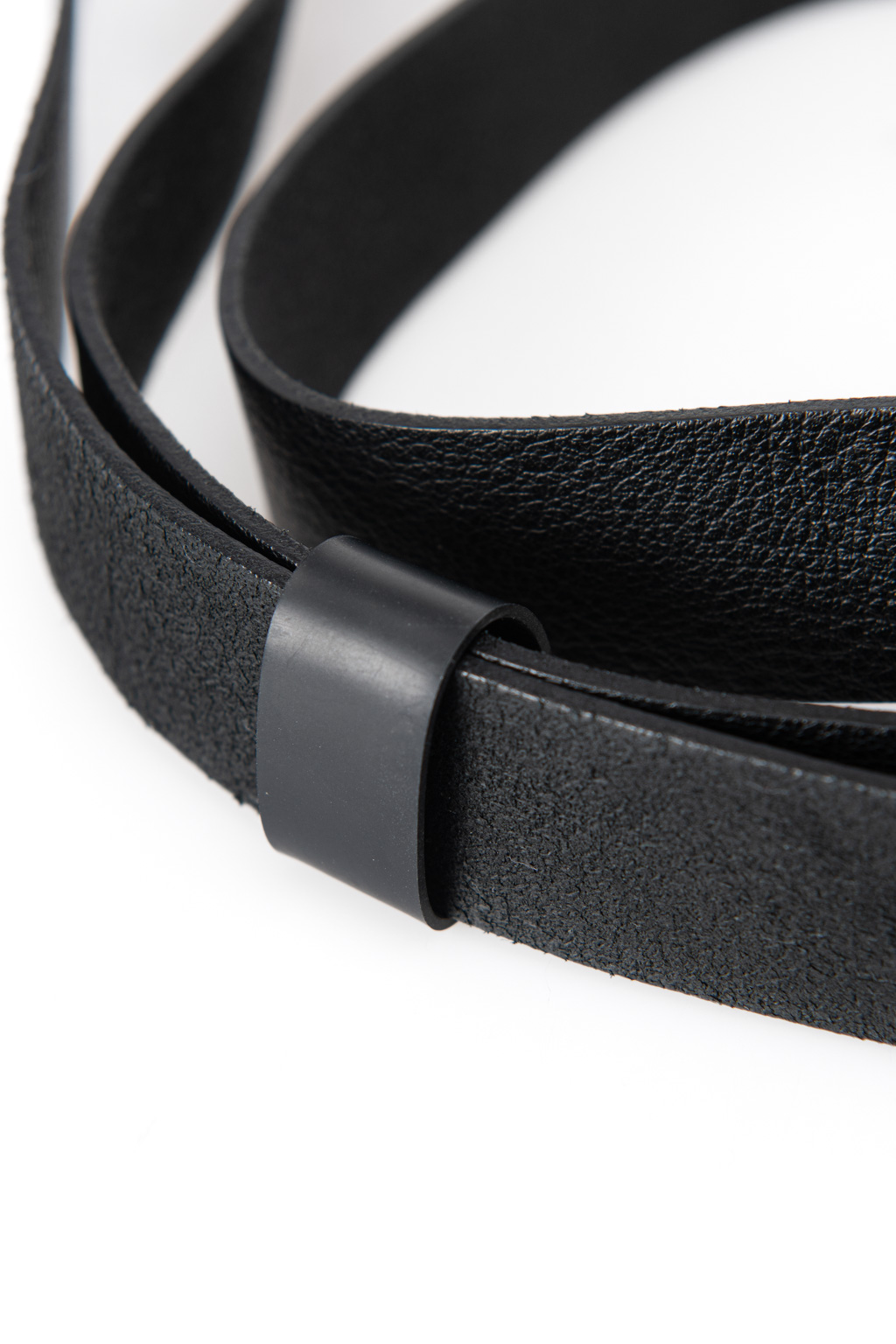 MUL PLA - Leather Belt - Black