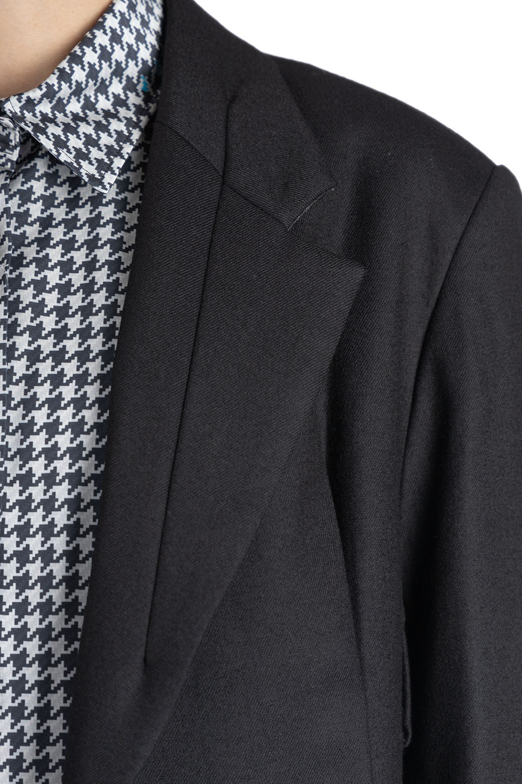 MUL PLA - Wool Flannel Jacket - Black