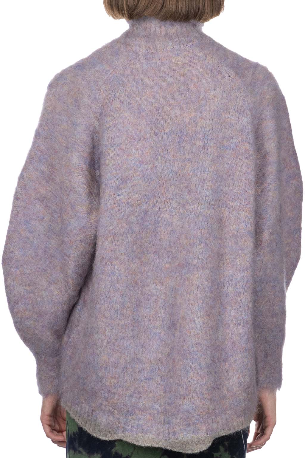 Mame Kurogouchi - Mohair Knitted High Neck Top