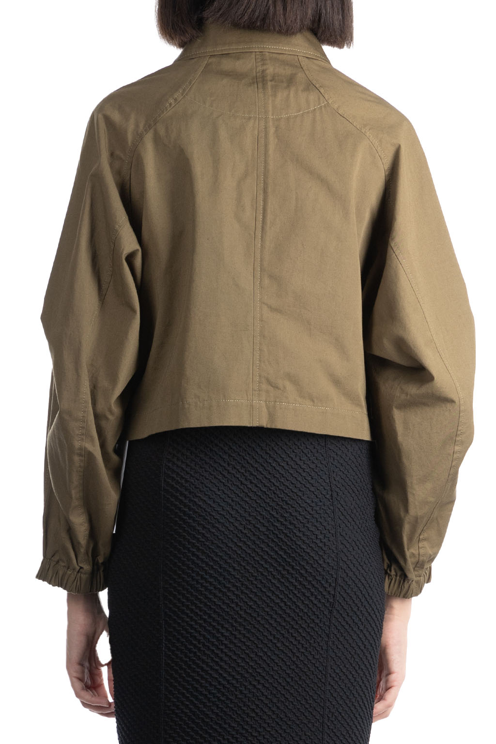 Mame Kurogouchi - Military Style Jacket-Khaki