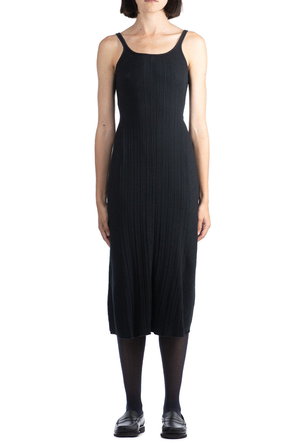 Mame Kurogouchi - Long Sleeve Dress-Black