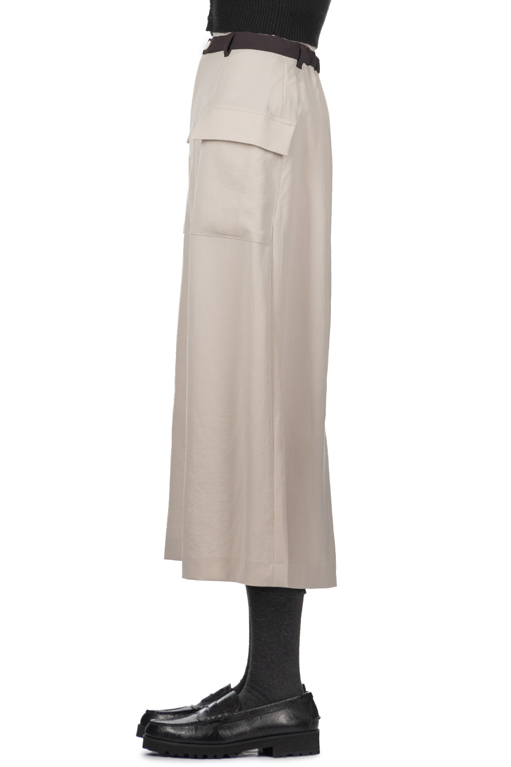 Manon - Dry Twill Tight Skirt - Beige