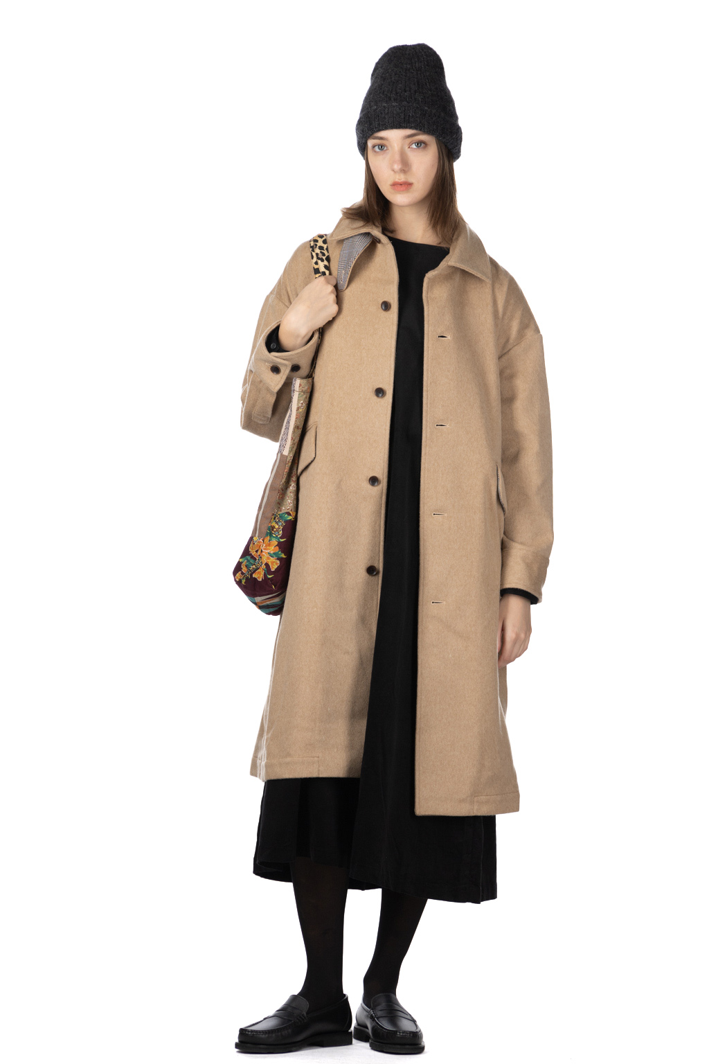 Manon - WOOL MELTON LONG COAT