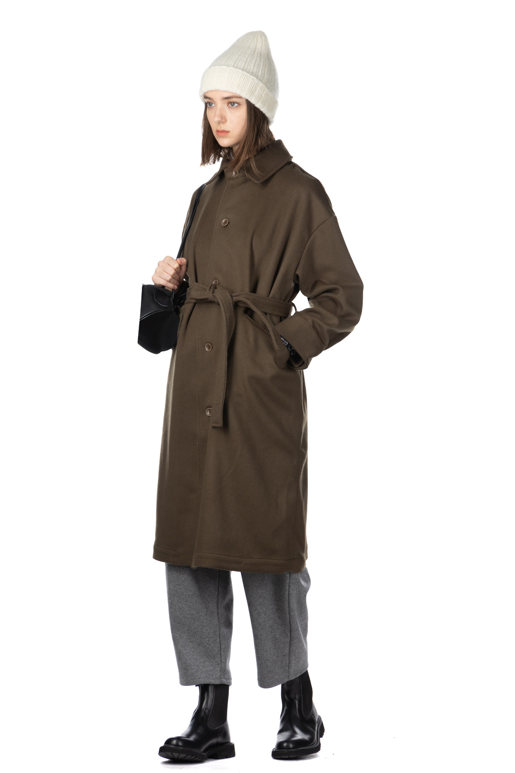 Manon - WOOL MELTON LONG COAT