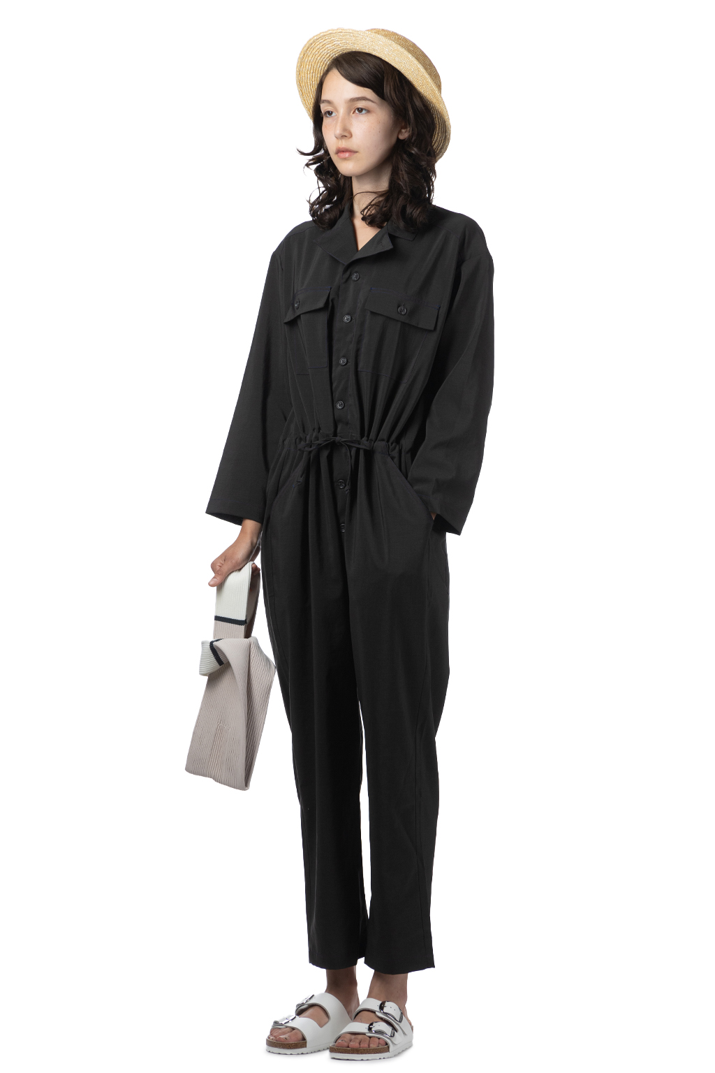 Manual Alphabet - Jumpsuit - Black