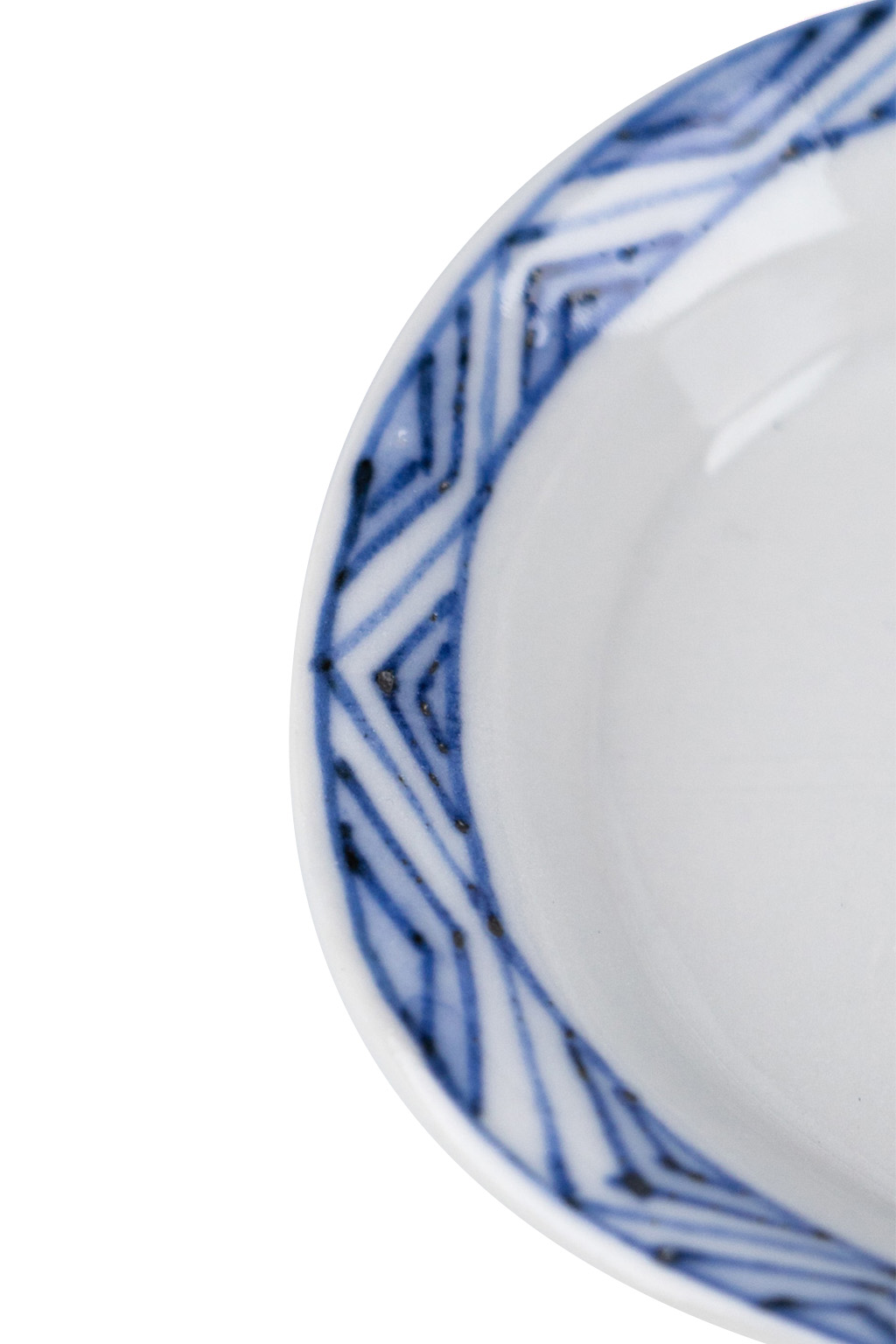 Motif Ceramic and Art Oval Small Plate - Cobra Twist