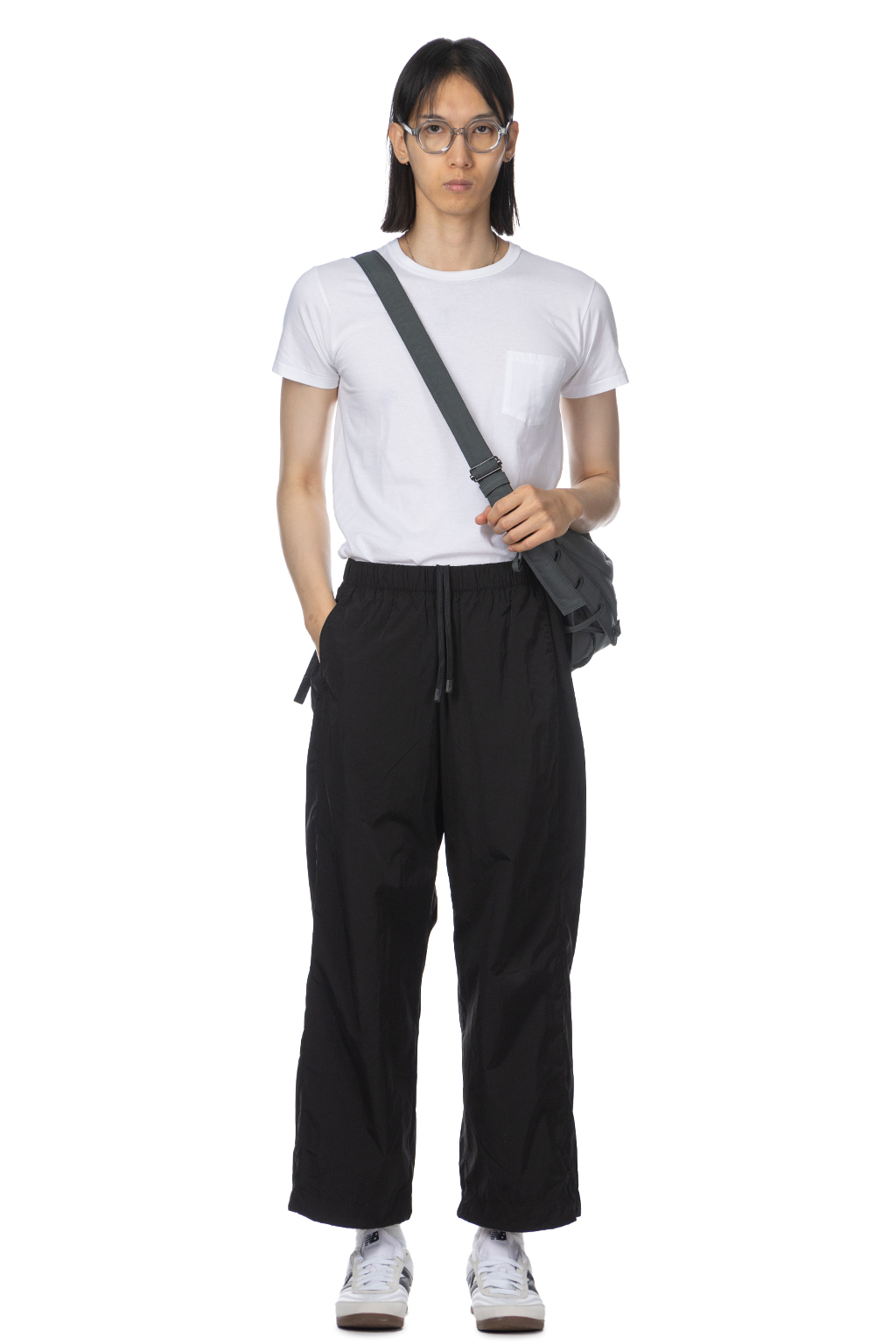 N Hoolywood | Wide Easy Pants - Black | Men | Blue Button Shop