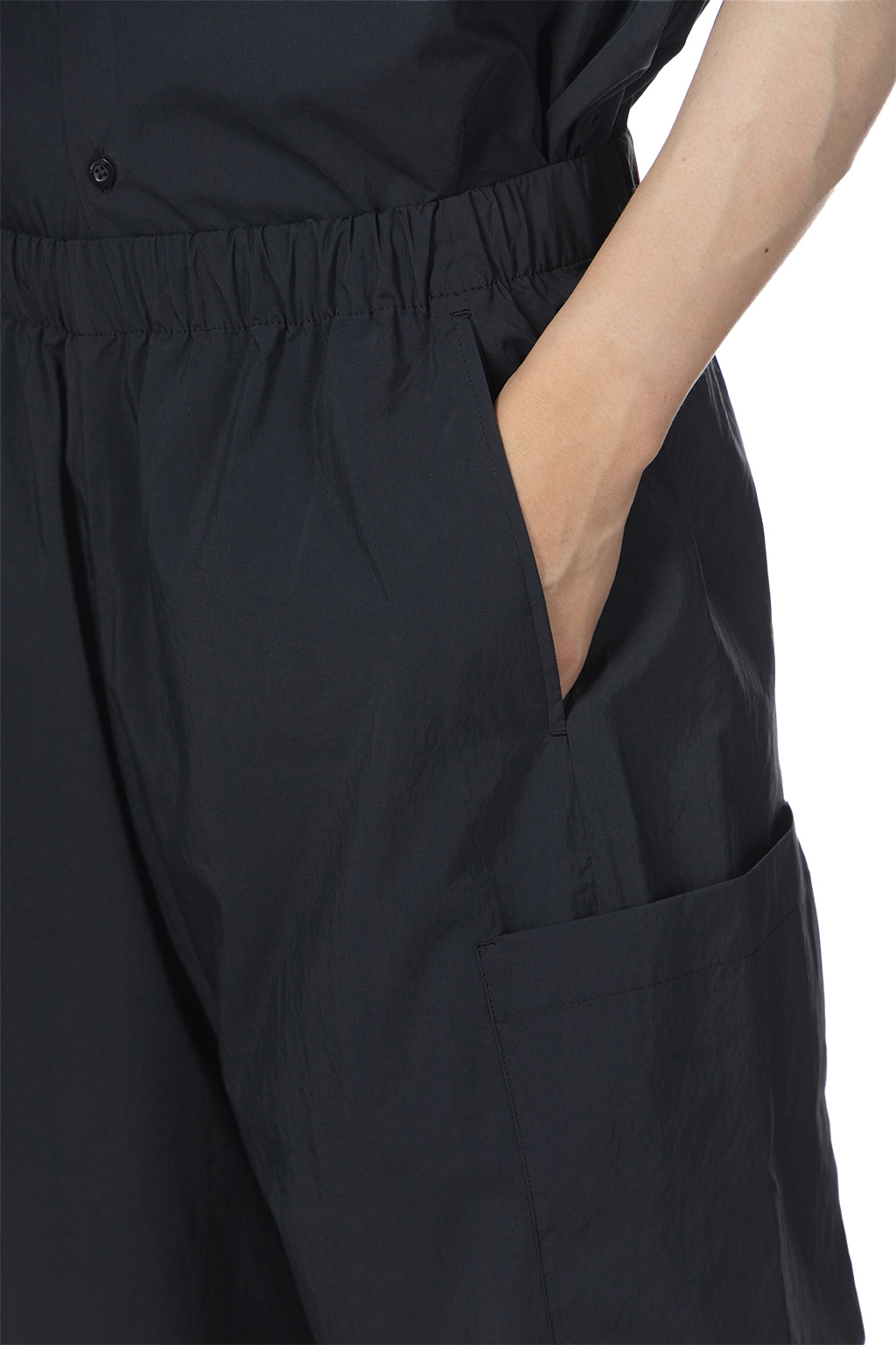 N Hoolywood - Wide Half Pants - Black